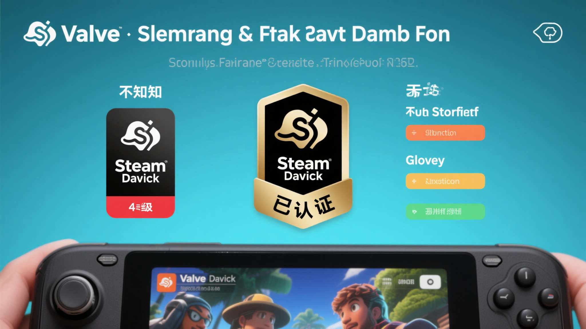 Steam Deck认证并非一个随意颁发的标签。Valve将游戏分为四个级别：未